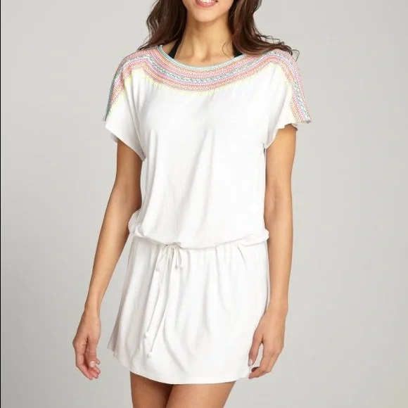 sachin and babi light blue dress Rent Mara Hoffman White Dress UK 8